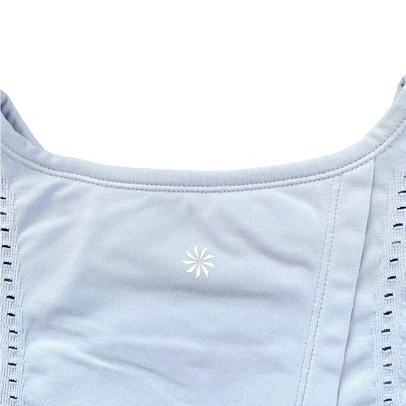 ATHLETA Foothill Crew Neck Split Back Tank Top Gray Size XS - Picture 3 of 4